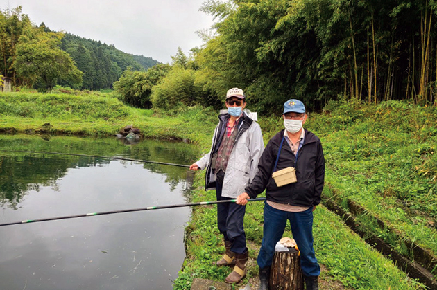 餌釣り専用池